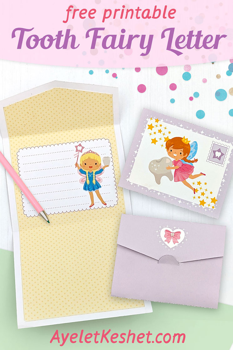 Printable Tooth Fairy letter - Ayelet Keshet