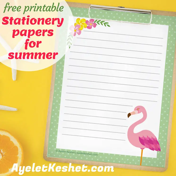 Printable shop stationary free