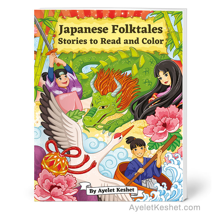 Japanese Folktales for Kids: Traditional Stories to Read and Color ...